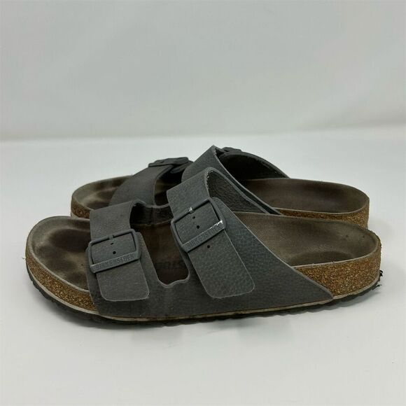 Birkenstock Arizona Sandals Gray Unisex EU42 Women's 11 Men's 9 Casual Summer - Picture 6 of 11